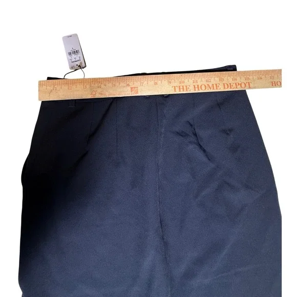 EXPRESS Editor Midi Skirt Pencil Career Business Office Black Size 6 NWT-952 - Picture 9 of 9